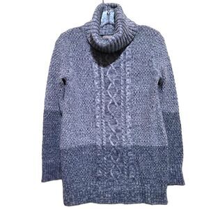 Banana Republic Women's Gray Turtleneck  Knitted  LongSleeve Sweater Sz XSmall
